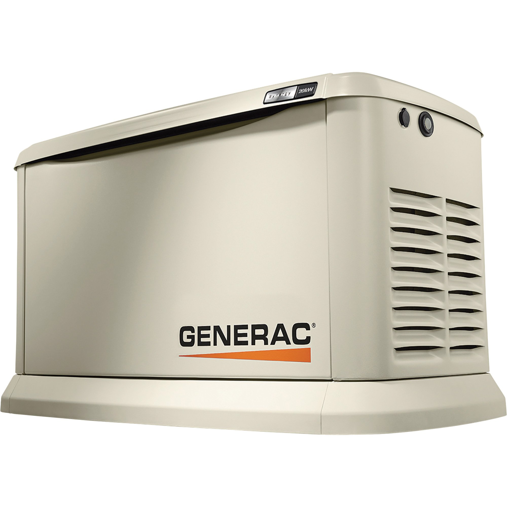Generac Synergy Air-Cooled Home Standby Generator — 20 kW (LP)/18 kW (NG), 200 Amp Whole House Transfer Switch, Model# 7040